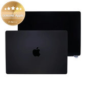 LCD display for MacBook Pro 14", A3112, A3185 (2024), with front glass and cover, Space Black, 661-41794, Genuine Apple