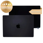 LCD display for MacBook Pro 14", A3112, A3185 (2024), with front glass and cover, Nano-Texture, Space Black, 661-41795, Genuine Apple