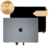 LCD display for MacBook Pro 16" A3403 (2024), with front glass and cover, Nano-Texture, Silver, 661-42324, Genuine Apple