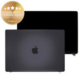 LCD display for MacBook Pro 16", A3403 (2024), with front glass and cover, Space Black, 661-42325, Genuine Apple