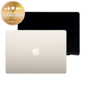 LCD display for MacBook Air 13", A3240 (2025), with front glass and cover, Starlight, 661-50104, Genuine Apple