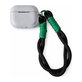 Silicone Case for AirPods 4, Gray with Black Cord