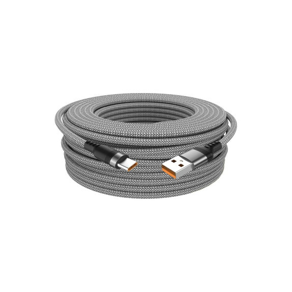 USB-C / USB-C Cable, 6A, 2m, Gray