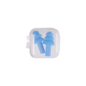 Soft Silicone Earplugs, Blue, Pair