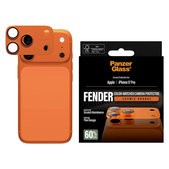 Fender Camera Lens Protector for iPhone 17 Pro, Orange, PanzerGlass