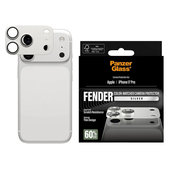 Fender Camera Lens Protector for iPhone 17 Pro, Silver, PanzerGlass