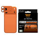 Fender Camera Lens Protector for iPhone 17 Pro Max, Orange, PanzerGlass