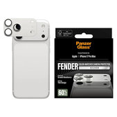 Fender Camera Lens Protector for iPhone 17 Pro Max, Silver, PanzerGlass