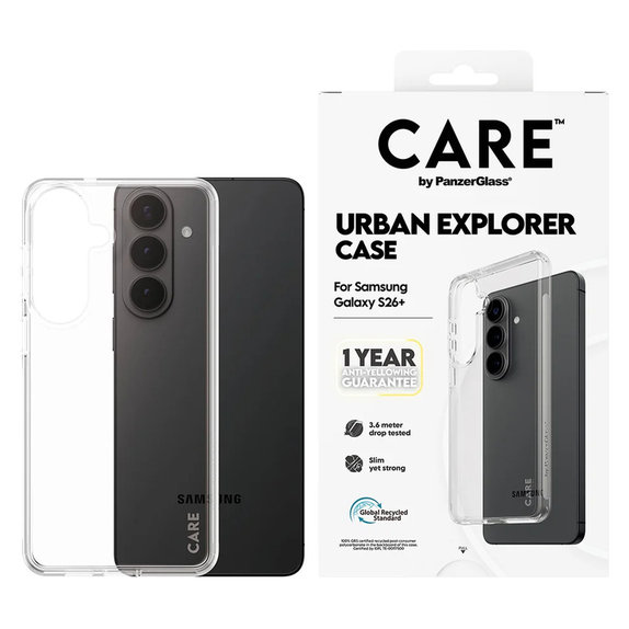 Case Urban Explorer for Samsung Galaxy S26+, Transaparentná, PanzerGlass