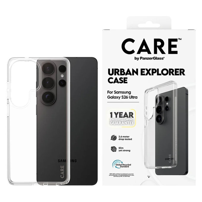 Case Urban Explorer for Samsung Galaxy S26 Ultra, Transaparentná, PanzerGlass