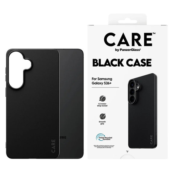 Case TPU for Samsung Galaxy S26+, Black, PanzerGlass