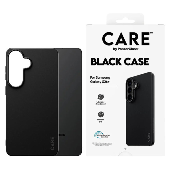 Case TPU for Samsung Galaxy S26+, Black, PanzerGlass