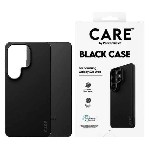 Case TPU for Samsung Galaxy S26 Ultra, Black, PanzerGlass