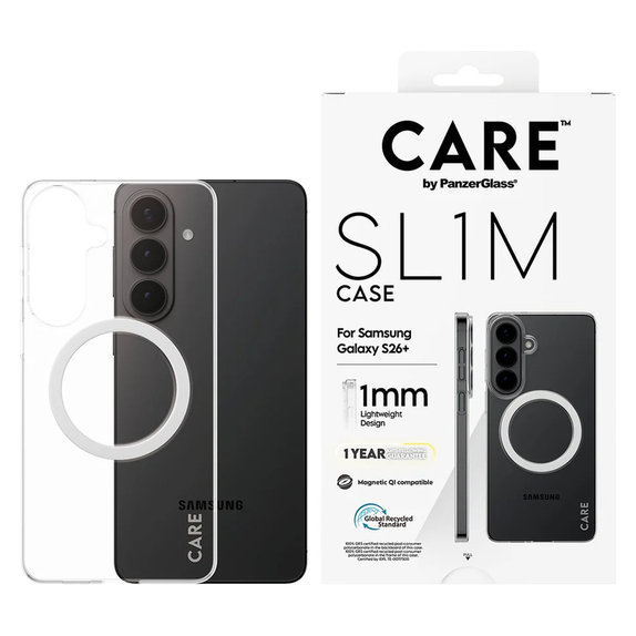 Case SL1M for Samsung Galaxy S26+, Transparent, PanzerGlass