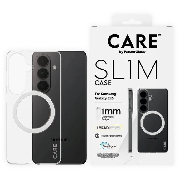 Case SL1M for Samsung S26, Transparent, CARE