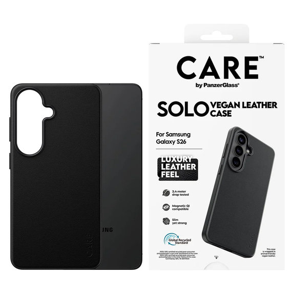 Case Solo for Samsung Galaxy S26, Black, PanzerGlass