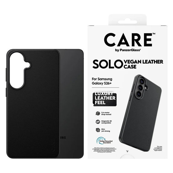Case Solo for Samsung Galaxy S26+, Black, PanzerGlass