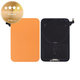 Rear Housing Glass for iPhone 17 Pro Max, Orange, Pulled A