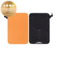 Rear Housing Glass for iPhone 17 Pro Max, Orange, Pulled A