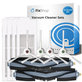 Replacement set for Ecovacs T20, T20 Max, T20 Pro (2x Main brush, 4x Filter, 4x Side brush - White)