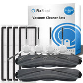 Replacement set for Xiaomi Dreame L10s Ultra, Xiaomi Dreame L10s Pro (2x Main brush, 4x Filter, 4x Side brush)