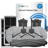 Replacement set for Xiaomi Dreame Mova E30 Ultra (1x Main brush, 2x Filter, 2x Side brush, 4x Mop cloth, 2x Dust bag)
