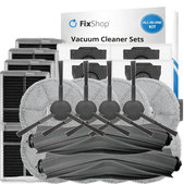 Replacement set for Xiaomi Dreame Mova E30 Ultra (2x Main brush, 4x Filter, 4x Side brush, 8x Mop cloth, 4x Dust bag)