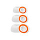 Replacement Silicone Ear Tips for AirPods 3 Pro, Memory Foam, Set (L, M, S), White