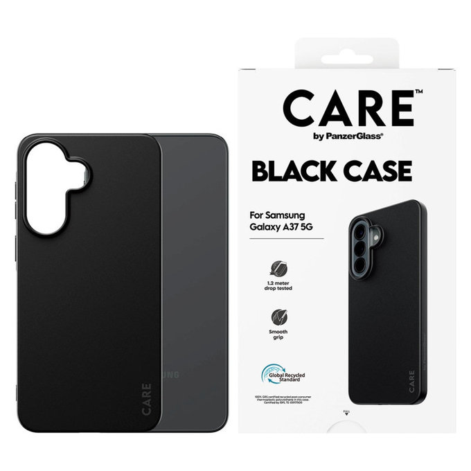 Case TPU for Samsung A37, Black, CARE