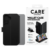 Case Wallet Kickstand for Samsung Galaxy A57, Black, PanzerGlass
