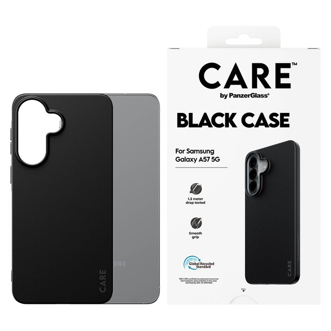 Case TPU for Samsung Galaxy A57, Black, PanzerGlass