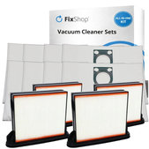 Replacement set for BOSCH GAS 25 (4x Filter, 8x Dust bag)