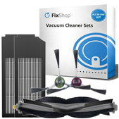 Replacement set for Ecovacs X1 Omni, T10 (1x Main brush, 2x Filter, 2x Side brush)