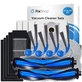 Replacement set for Ecovacs Deebot T30C Omni (2x Main brush, 4x Filter, 4x Side brush, 8x Mop cloth, 4x Dust bag)