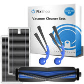 Replacement set for Ecovacs T80 Omni, T80 (1x Main brush, 2x Filter, 2x Side brush)