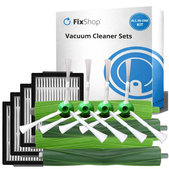Replacement set for iRobot Roomba e-series, i-series, j-series (2 pairs of Main brushes, 4x Filter, 4x Side brush)