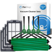Replacement set for iRobot Roomba Plus 405 Combo, 505 Combo (2x Main brush, 4x Filter, 4x Side brush)