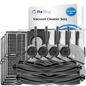 Replacement set for Mova P50 Ultra (2x Main brush, 4x Filter, 4x Side brush, 8x Mop cloth, 4x Dust bag)