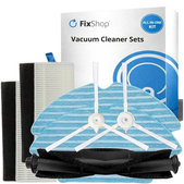 Replacement set for Rowenta X-Plorer S75 (1x Main brush, 2x Filter, 2x Side brush, 2x Mop cloth)