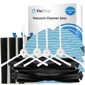 Replacement set for Rowenta X-Plorer S75 (2x Main brush, 4x Filter, 4x Side brush, 4x Mop cloth)