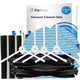 Replacement set for Rowenta X-Plorer S75 (2x Main brush, 4x Filter, 4x Side brush, 4x Mop cloth)