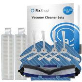 Replacement set for Rowenta Explorer s60 (1x Main brush, 2x Filter, 4x Side brush, 2x Mop cloth)