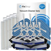 Replacement set for Rowenta Explorer s60 (2x Main brush, 4x Filter, 8x Side brush, 4x Mop cloth)