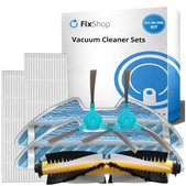 Replacement set for Sencor SRV9250, 9200, 8250, 6250, 4200 (1x Main brush, 2x Filter, 2x Side brush, 2x Mop cloth)