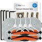 Replacement set for Xiaomi Mi Robot Vacuum S20+, S10+, X20+, X10+ (2x Main brush, 4x Filter, 4x Side brush - White, 8x Mop cloth, 4x Dust bag)