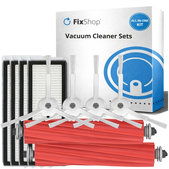 Replacement set for Roborock Qrevo MaxV, Pro, S (2x Main brush, 4x Filter, 4x Side brush)