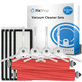 Replacement set for Roborock Qrevo MaxV, Pro, S (2x Main brush, 4x Filter, 4x Side brush)