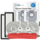Replacement set for Roborock Qrevo MaxV, Pro, S (1x Main brush, 2x Filter, 2x Side brush, 4x Mop cloth, 2x Dust bag)