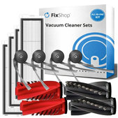 Replacement set for Xiaomi Roborock Qrevo, Qrevo Curv, Qrevo Edge, Qrevo 5AE (2x Main brush, 4x Filter, 4x Side brush)