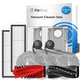 Replacement set for Xiaomi Roborock Qrevo, Qrevo Curv, Qrevo Edge, Qrevo 5AE (1x Main brush, 2x Filter, 2x Side brush, 4x Mop cloth, 2x Dust bag)
